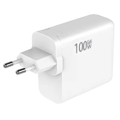 100w Usb C Charger 2 Pd 100W 30W Type C Qc 3.0 2 Usb Port Super Fast Charging Mobile Phone Home Plug Travel Adapter Wall Charger