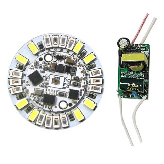 OSP Surface Finishing LED PCBA with 0.15mm Min. Silkscreen Line Width and 0.1mm Min. Line Spacing
