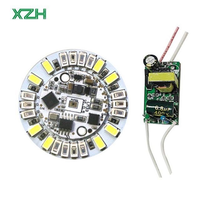 OSP Surface Finishing LED PCBA with 0.15mm Min. Silkscreen Line Width and 0.1mm Min. Line Spacing