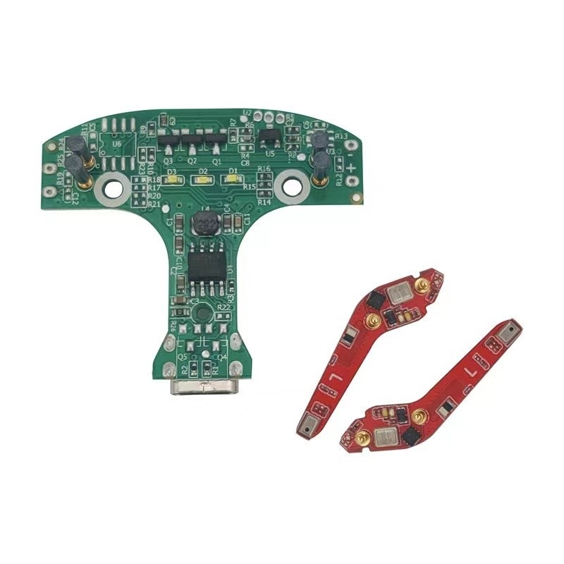 Double-Sided Green LPI Solder Mask TWS Earphone PCB Assembly Service from Customized