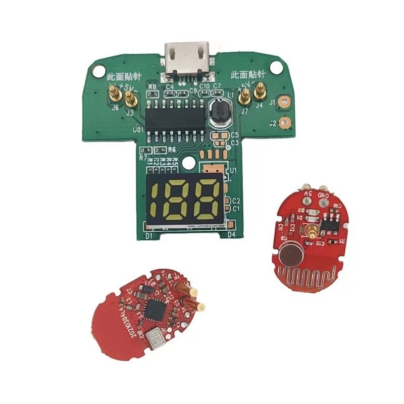 Double-Sided Green LPI Solder Mask TWS Earphone PCB Assembly Service from Customized