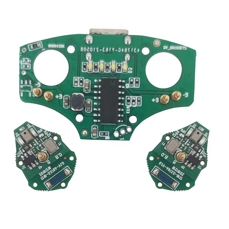 Double-Sided Green LPI Solder Mask TWS Earphone PCB Assembly Service from Customized
