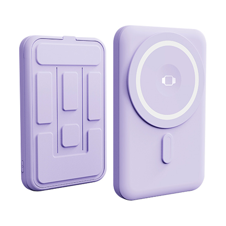 New Product with Bracket Wireless Power Bank Ultra-thin 100000mAh Mini Magnetic Power Bank Suitable for iPhone 12 13 14