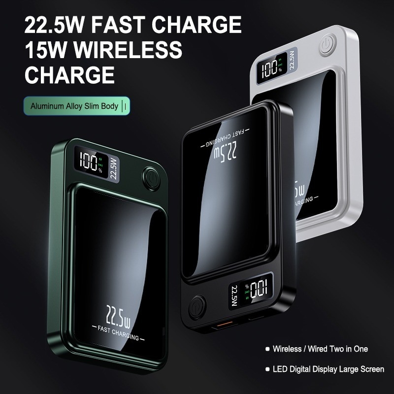 Hot Selling Wireless With LED High Capacity for Charging Devices on the Go Power Bank