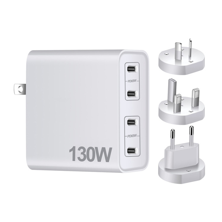 USB Type C 130w 166w GaN Charger PD Fast Charge Usb-c Power Adapter Fast Charging Laptop Power Adapters Wall Charger for macbook