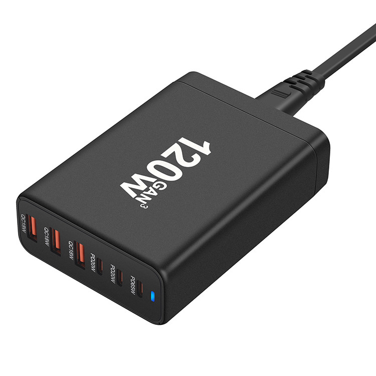 Laptop Phone 15 Charger 120W 65w 20w Ac Adapter USB C Fast Wall Charger Block