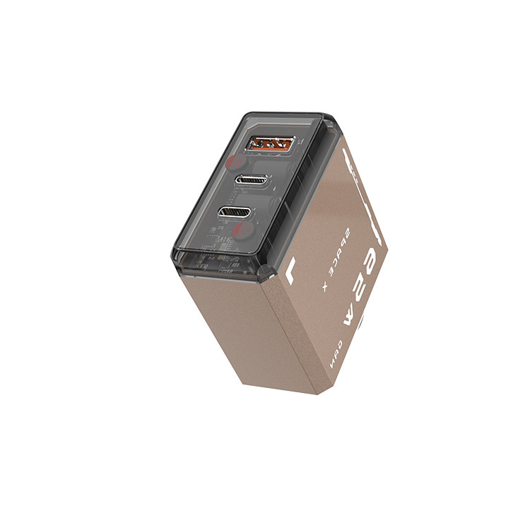 PD Gan Charger New Tech Foldable Plug Superior Safe 65w Fast Charging 2 Ports Usb-c Charger for Phone & Laptop